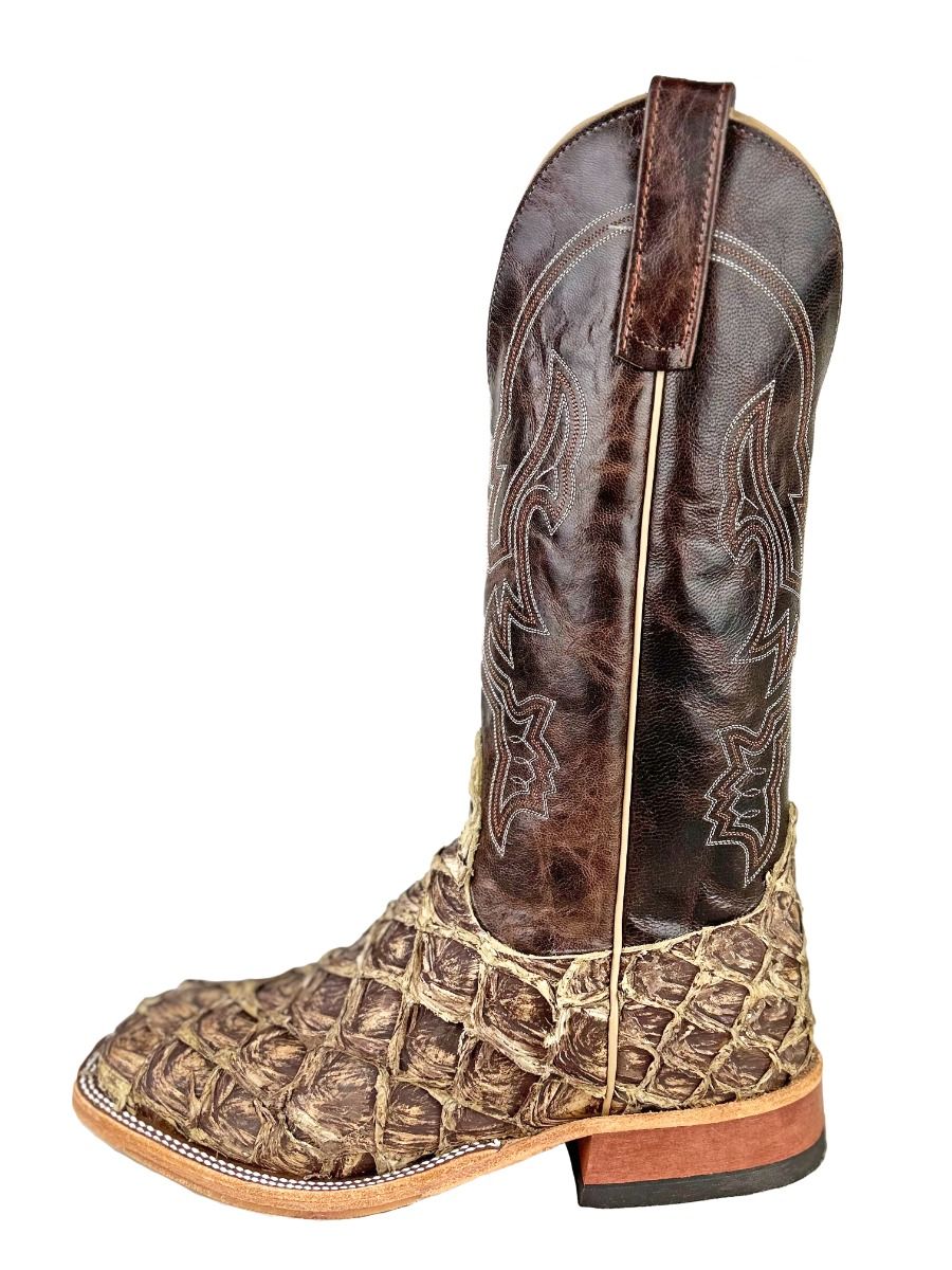 Anderson Bean Saddle Brown Rustic Big Bass Boots