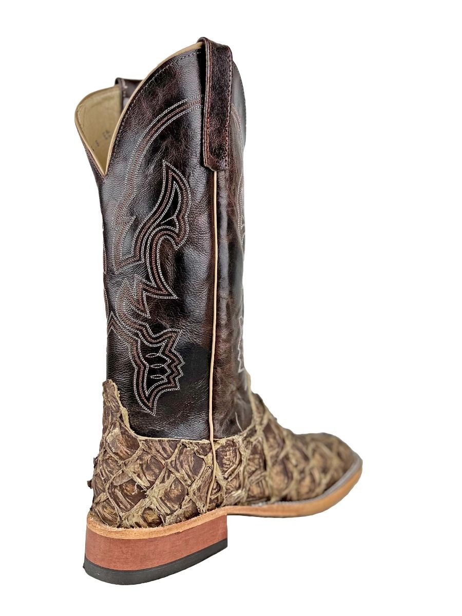 Anderson Bean Saddle Brown Rustic Big Bass Boots