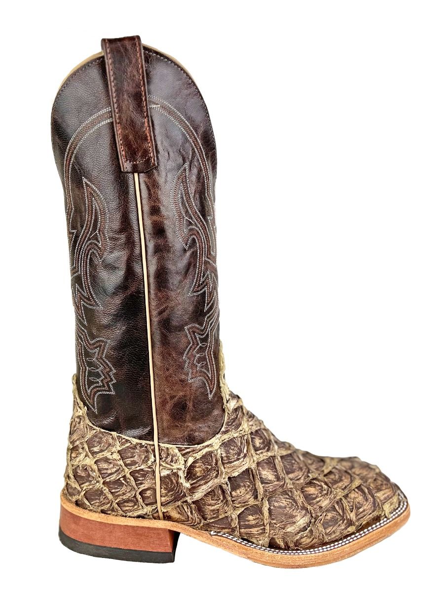 Anderson Bean Saddle Brown Rustic Big Bass Boots