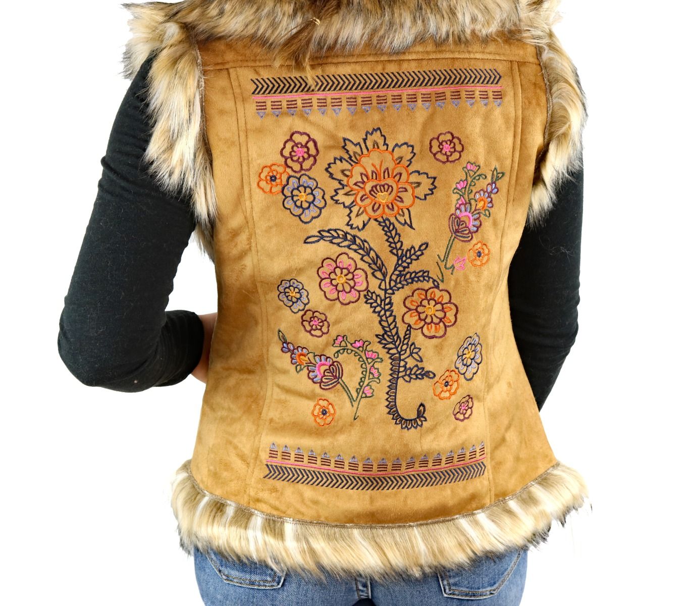 Tasha Polizzi Chateau Vest In Saddle 341604