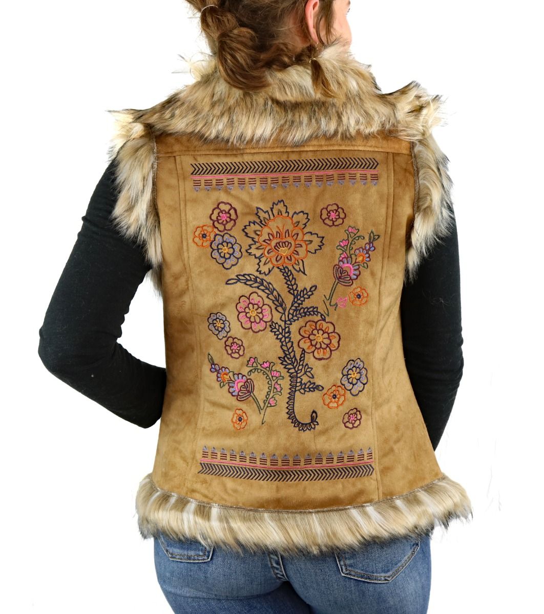 Tasha Polizzi Chateau Vest In Saddle 341604