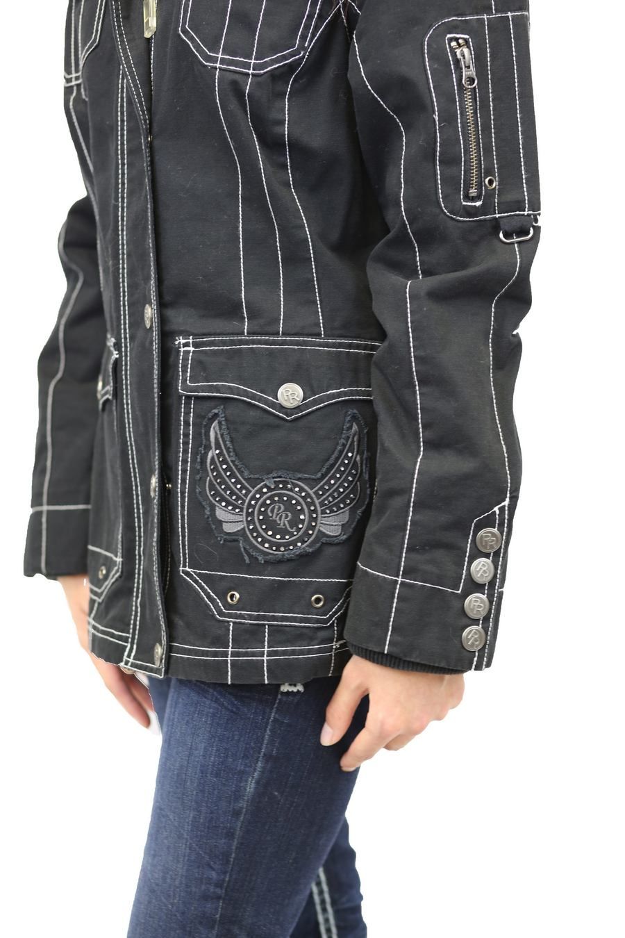 Powder River Outfitters Jacket with Wings Applique