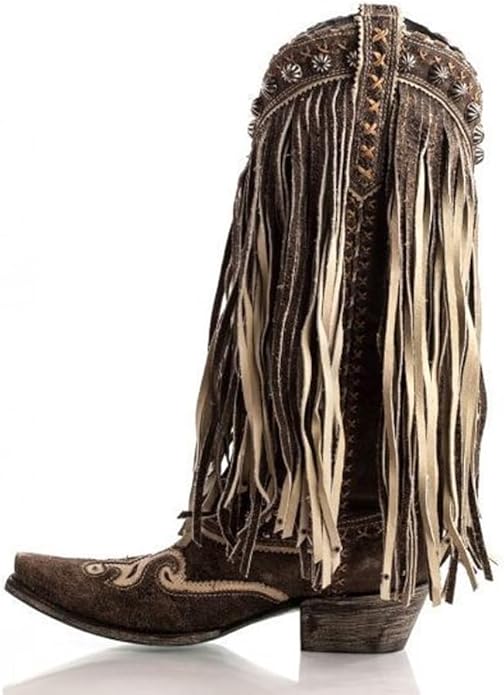 Double D Ranch Women S Prescott Fringe Boot