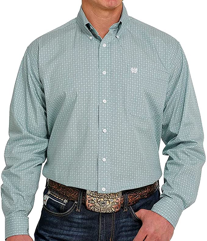 Cinch MTW1105469 Long Sleeve Blue Print