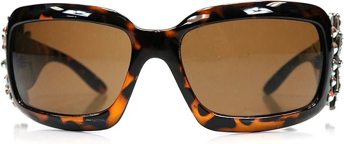 Reata Ranch S15 Bling Sunglasses-Brown