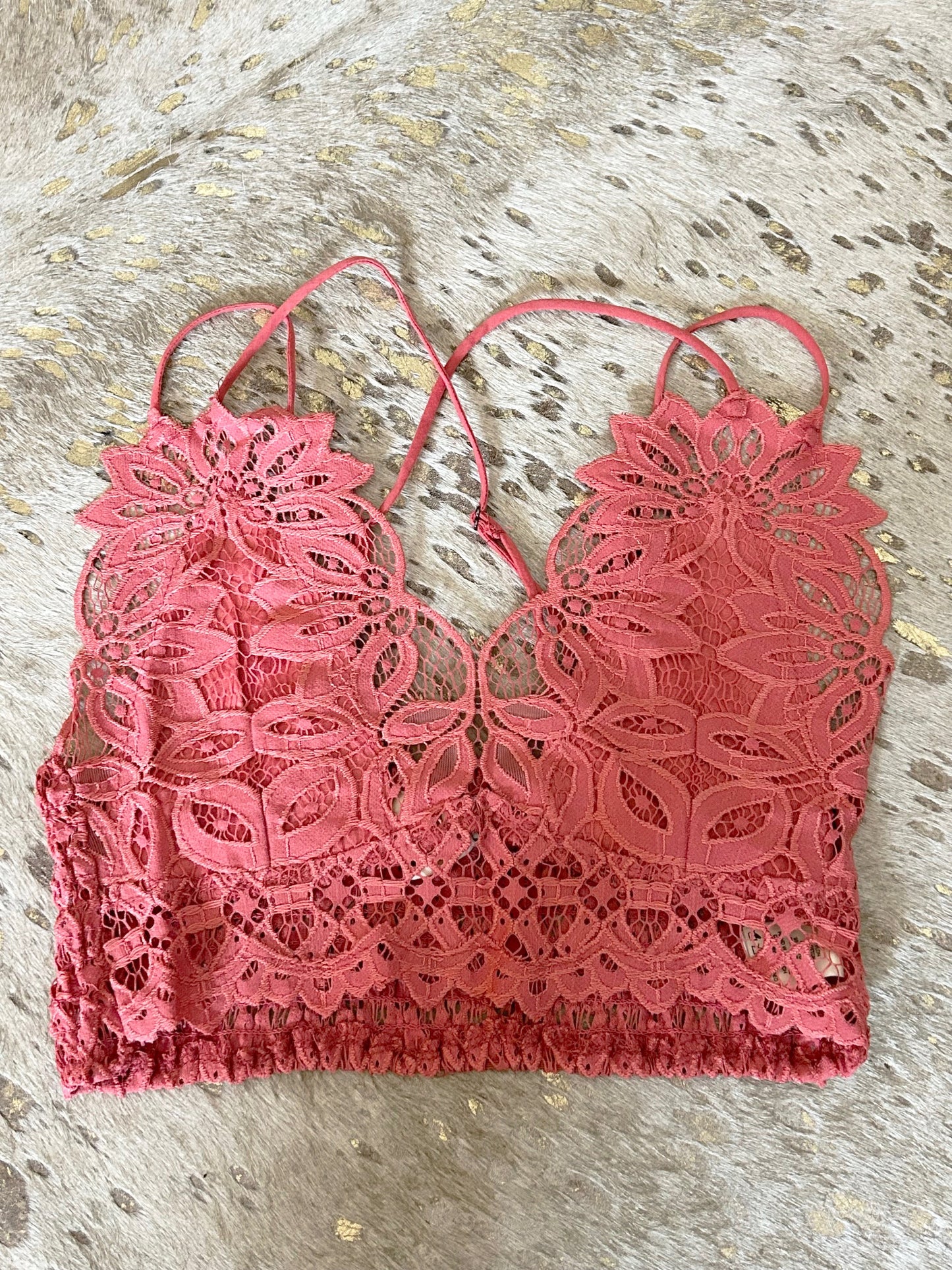 American Fit Crochet Lace Bralette