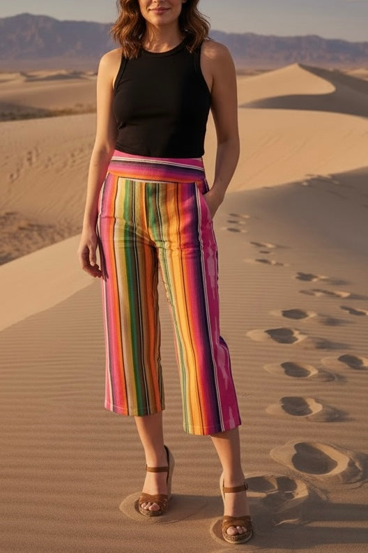 Silverado Rosarita Cropped Palazzo Pant