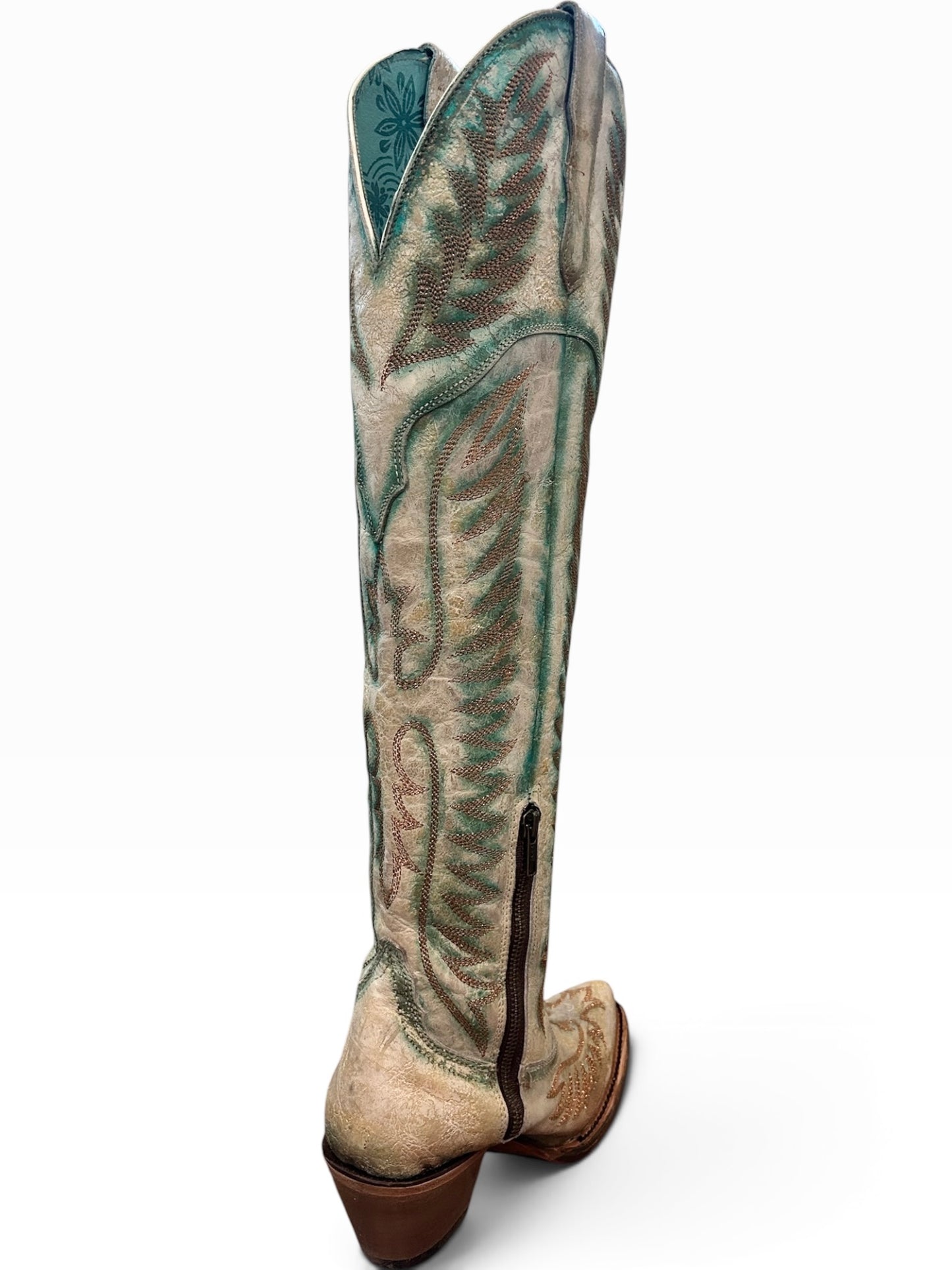 Women's Tall Top Embroidery Western Boot By Corral A4212