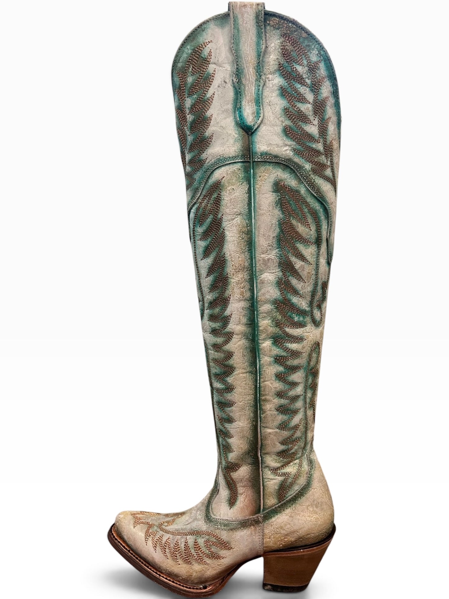 Women's Tall Top Embroidery Western Boot By Corral A4212