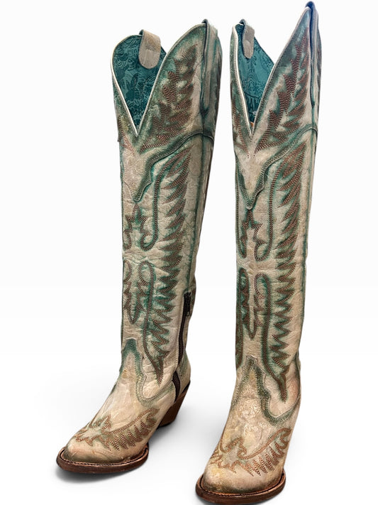 Women's Tall Top Embroidery Western Boot By Corral A4212