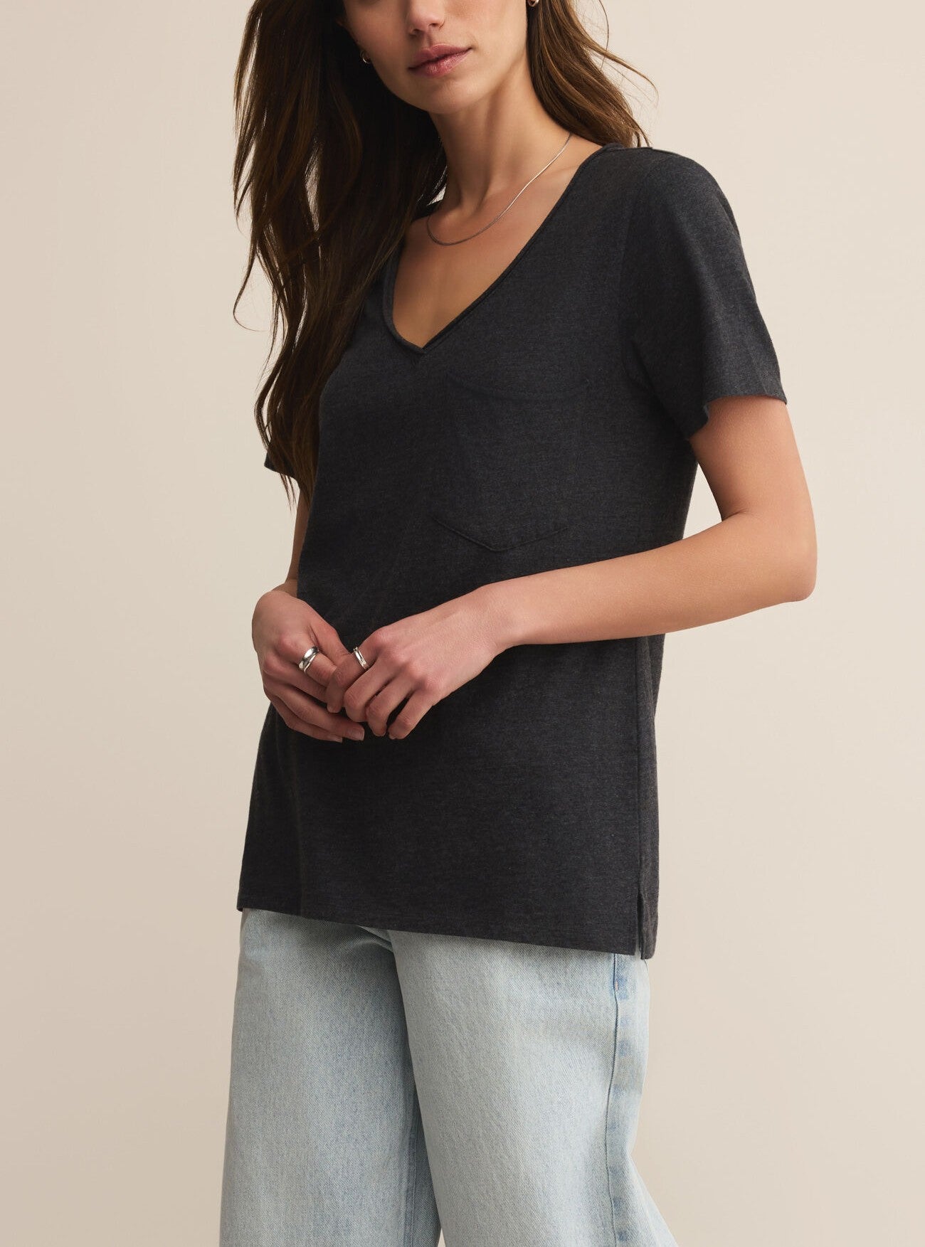 The Modern Pocket Tee ZT253914Black