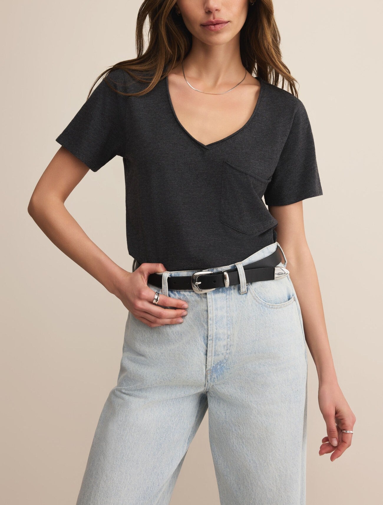 The Modern Pocket Tee ZT253914Black