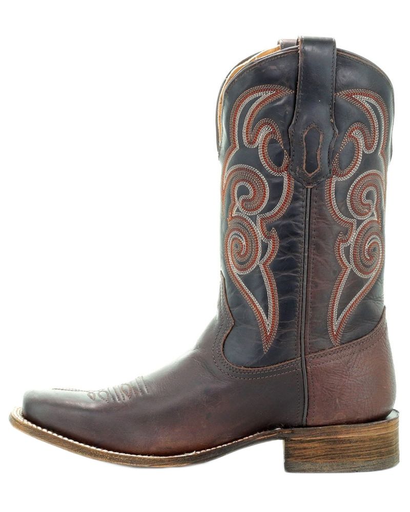 Corral Tyson Durfey Collection Brown Square Toe Boots