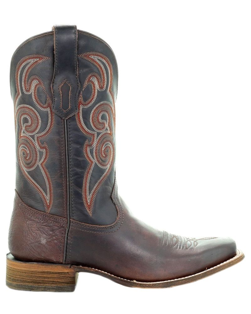 Corral Tyson Durfey Collection Brown Square Toe Boots