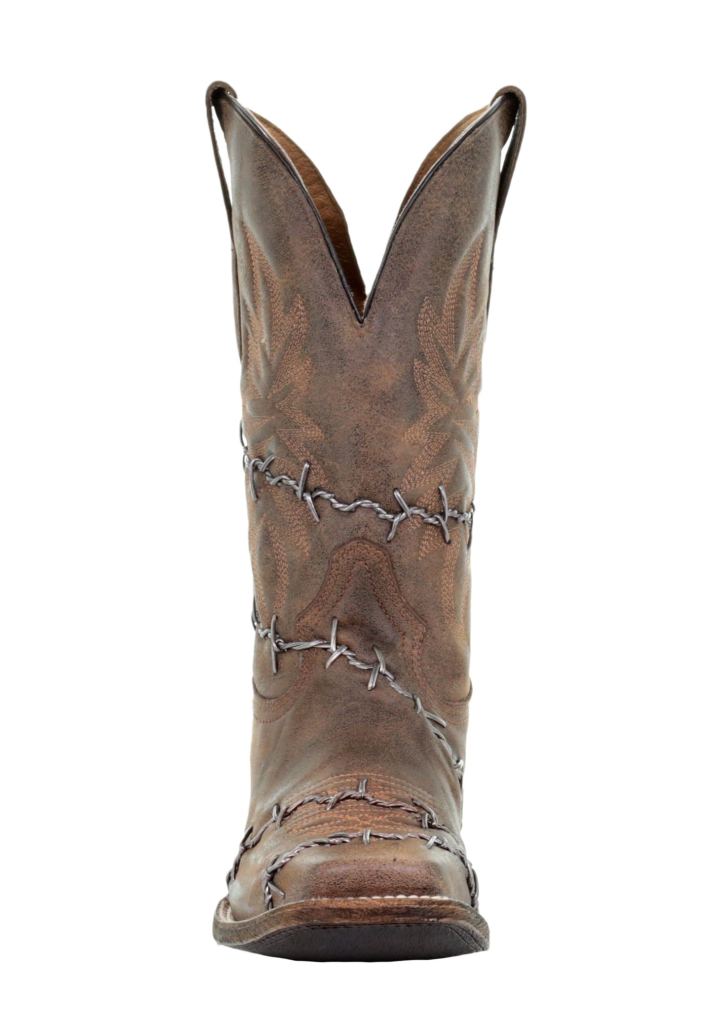 Corral Men's Barbed Wire Woven Square Toe Boots