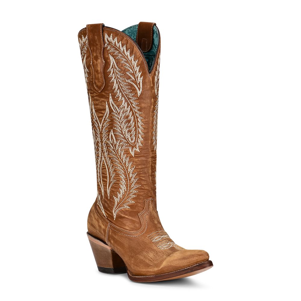 Ladies Golden Embroidery Boot By Corral A4216