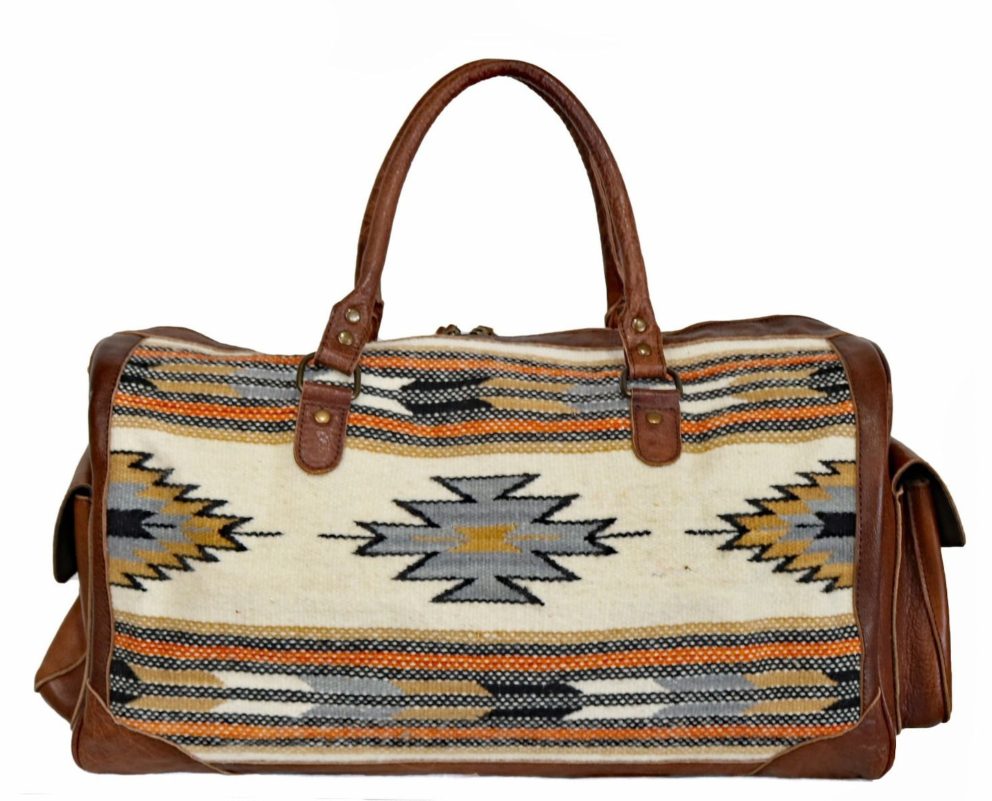 American Darling Tonal Aztec Design Duffle Bag ADBG605F