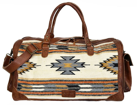 American Darling Tonal Aztec Design Duffle Bag ADBG605F