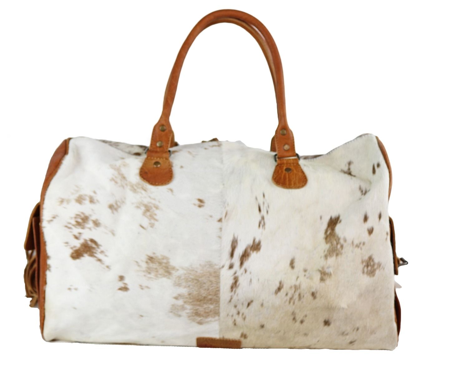 American Darling Cowhide and Fringe Duffle Bag ADBG608