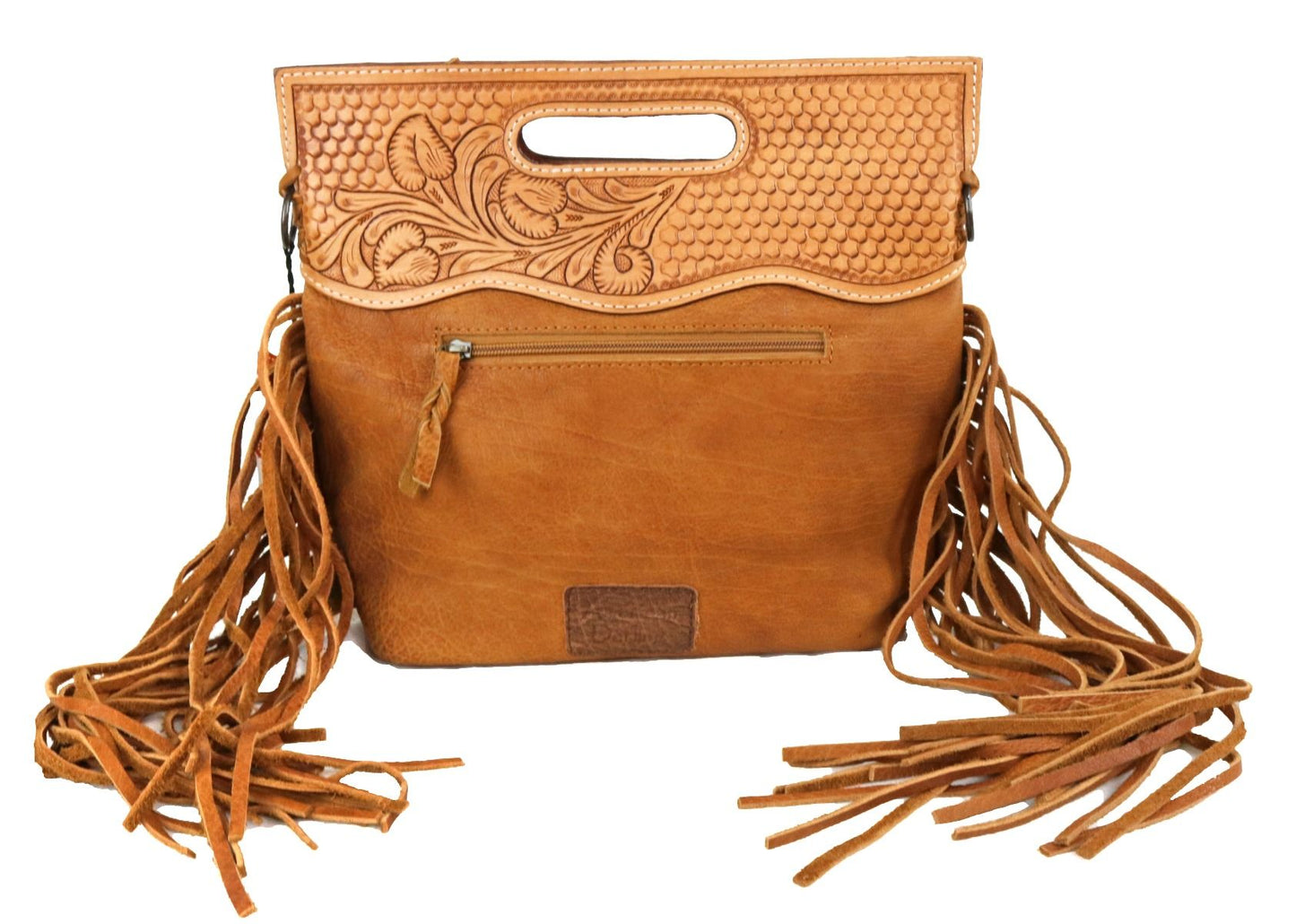 American Darling Electrified Cowhide CrossBody Clutch in Beautiful Acid Wash