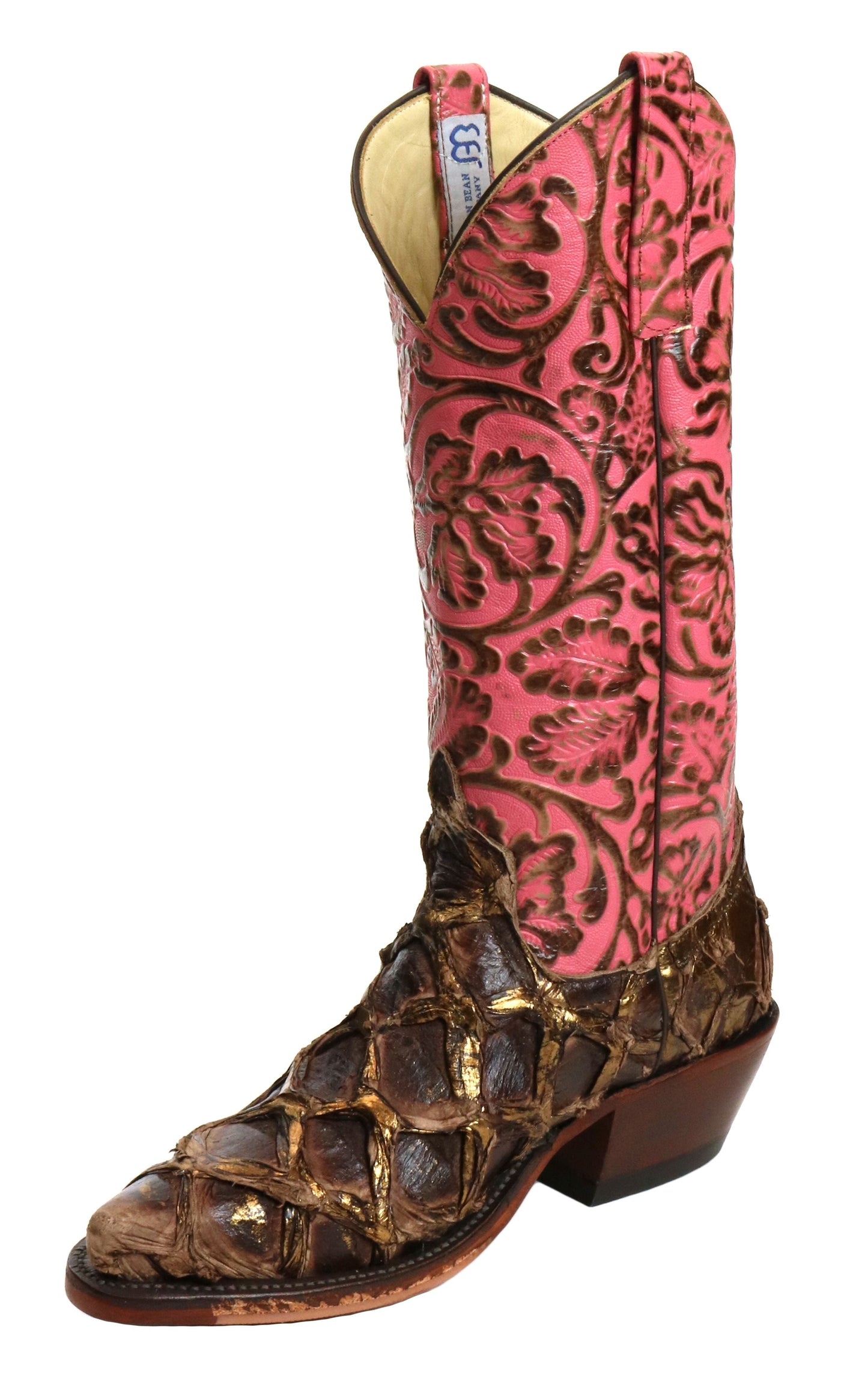 Anderson Bean Bronze Big Bass Pepto Antique Tooled Boots