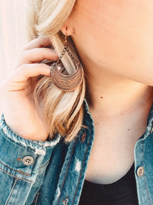 Copper Earrings