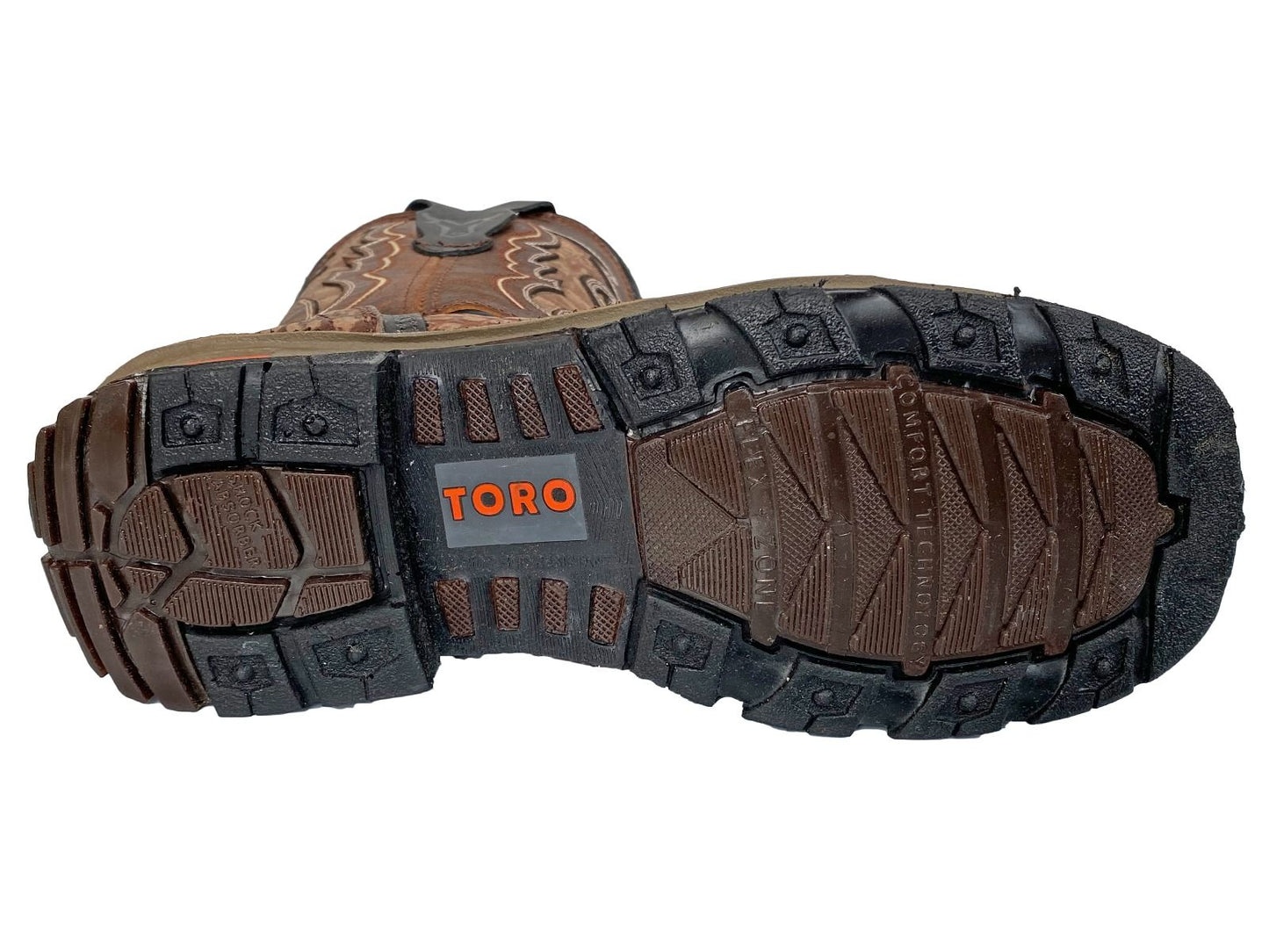 CEBU Bell Toro Rustico Faux Croc Steel Toe Boot