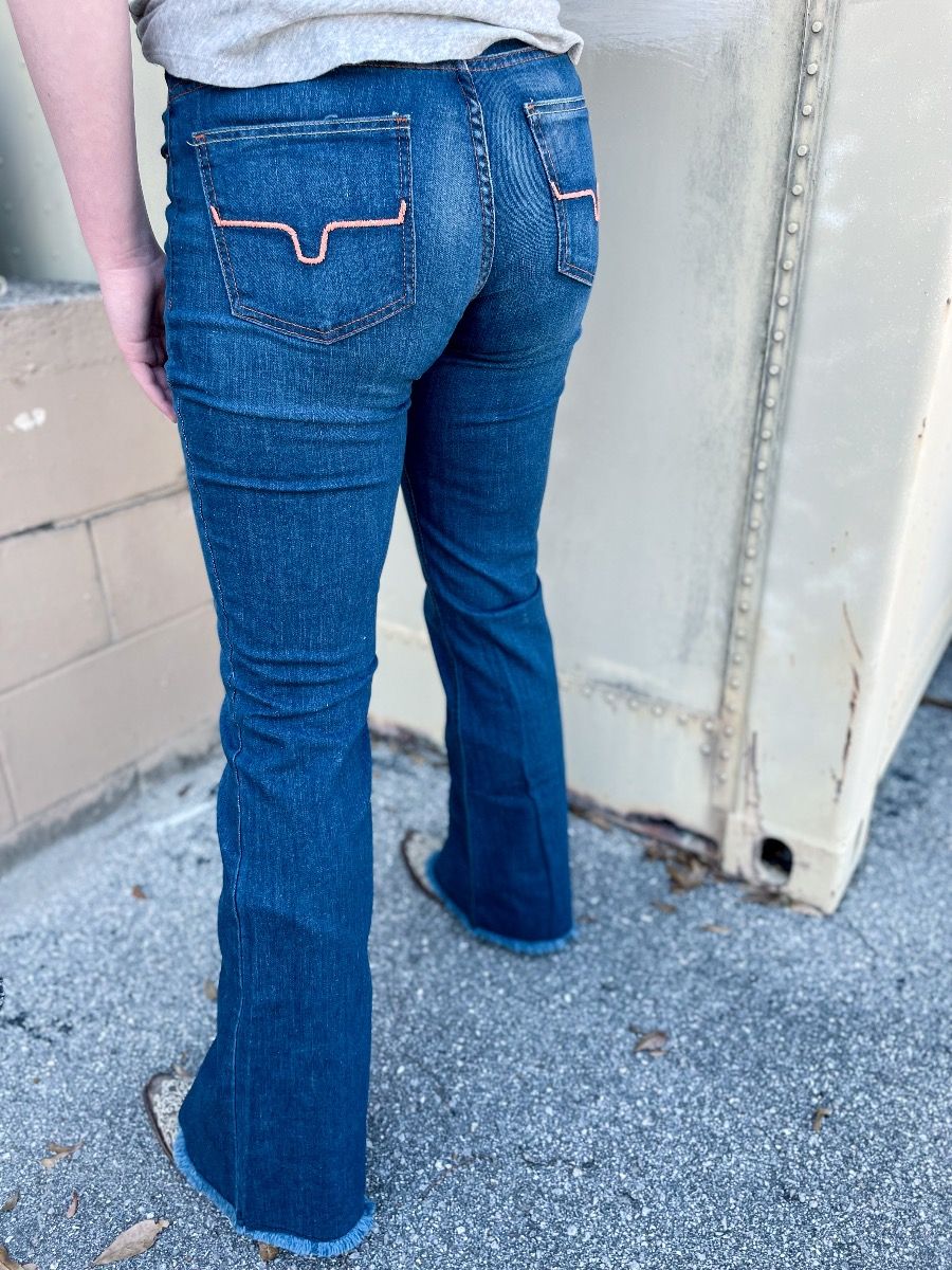 Lola Raw Hem Jean Blue by Kimes Ranch