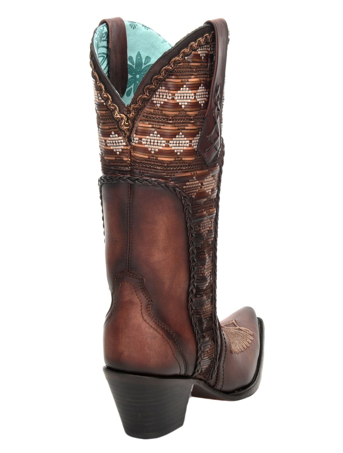 Corral Brown Aztec Embroidered Boots