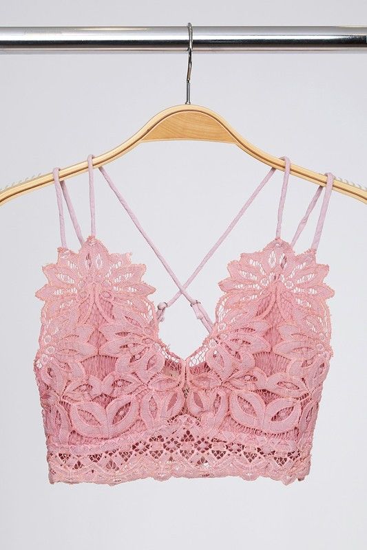 American Fit Crochet Lace Bralette