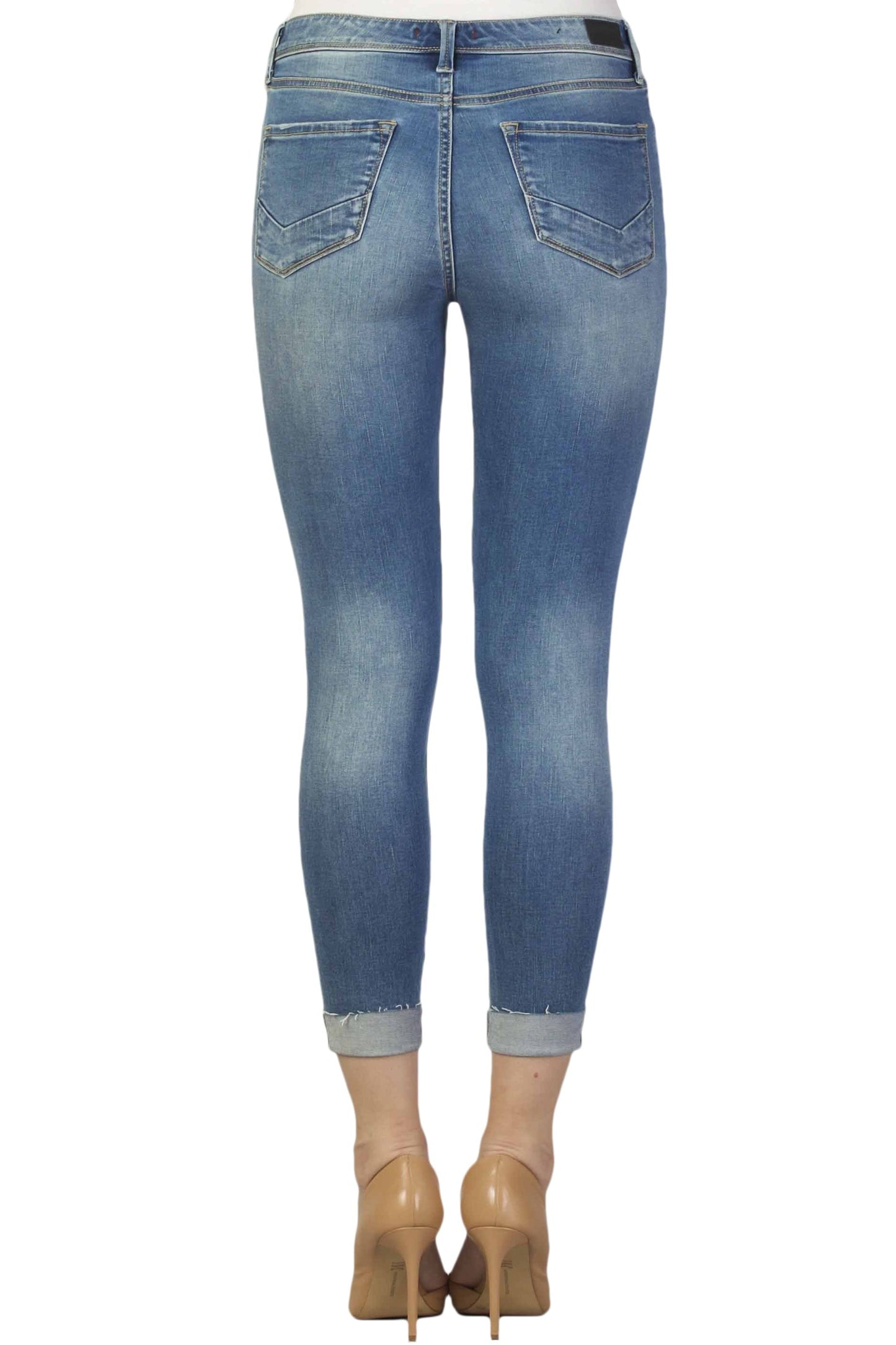 Dear John Gisele Button High Rise Skinny in Cece