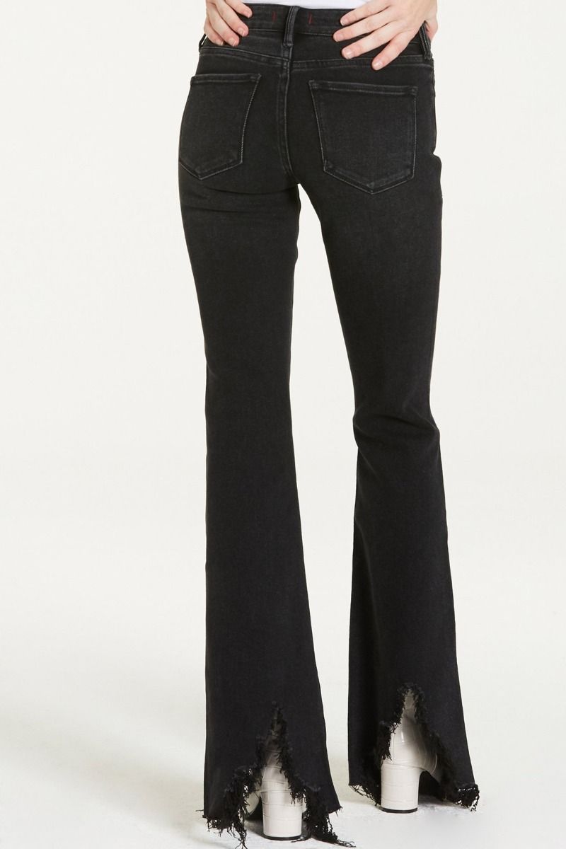 Rosie Mid Rise Flare Clayton Jean In Black By Dear John Dpm50d139clo