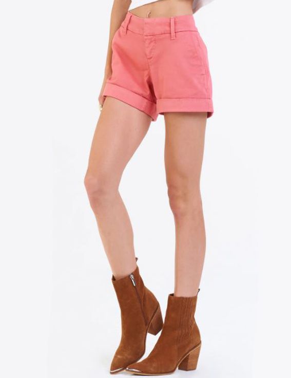 Hampton Mid Rise Shorts In Raspberry Sorbet DSM70C178RPS