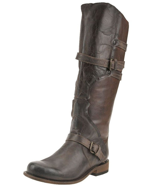 Heritage by Corral Straps Brown Rounded Toe Boot