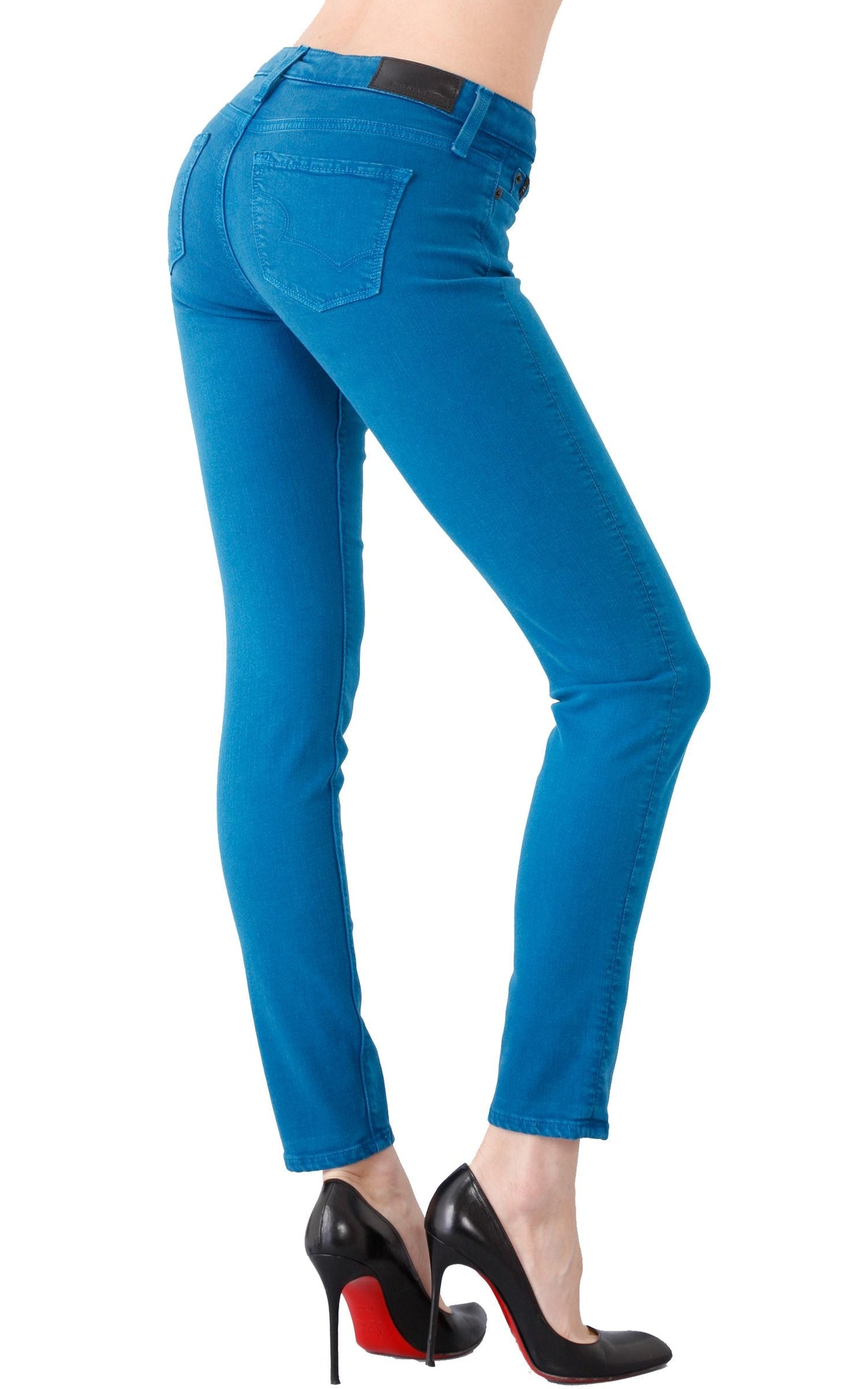 Big Star Alex Mid Rise Skinny Denim in Turkish