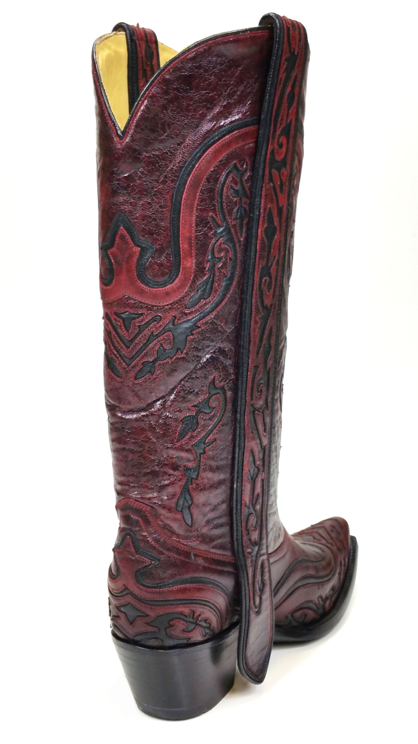 Corral Wine and Black Inlay Boots