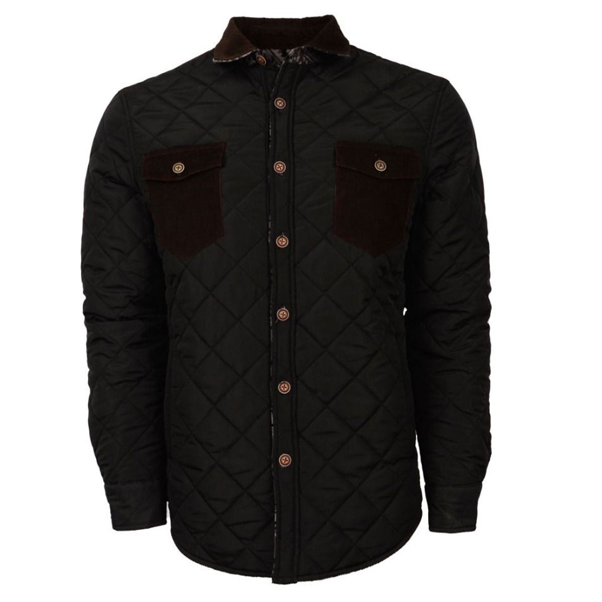 Men's Everette Jacket In Black Aztec and Reversible