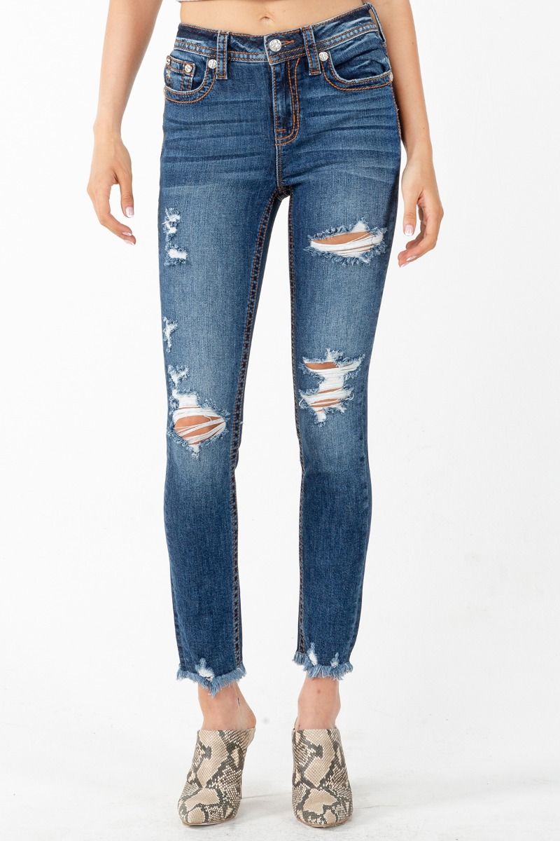 29" High-Rise Skinny Jeans H3636S49