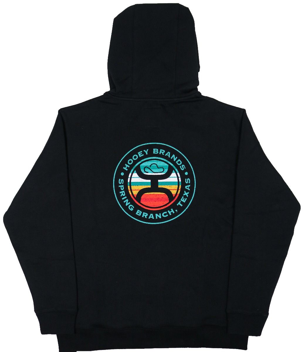 Guadalupe Hooey Men's Black Hoody with Logo