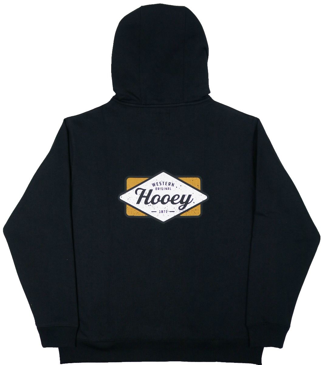 Diamond Men's Black Full Zip Hoody by Hooey