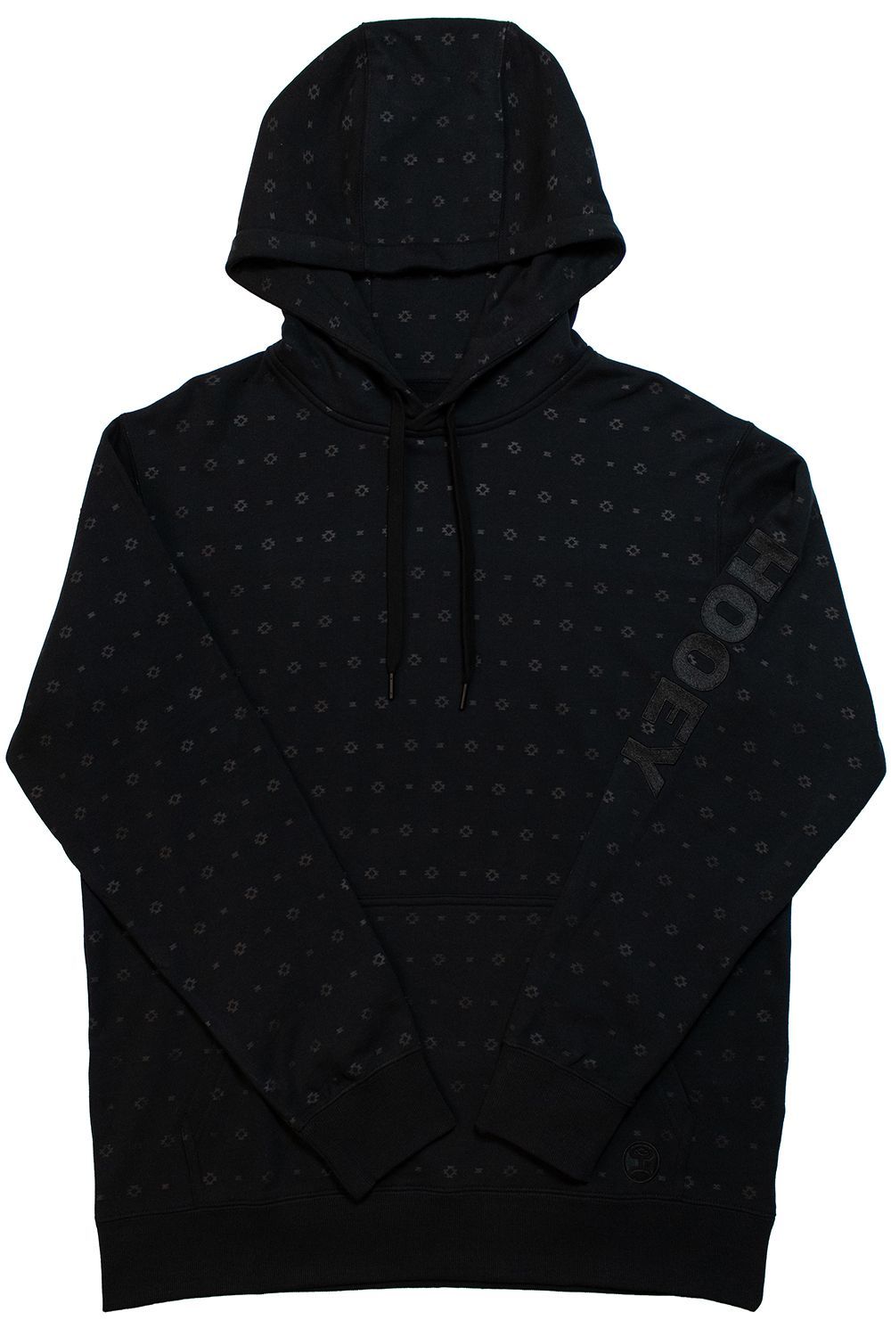 Black Mesa Hoody With Black Foil Aztec Pattern HH1191BKAZ