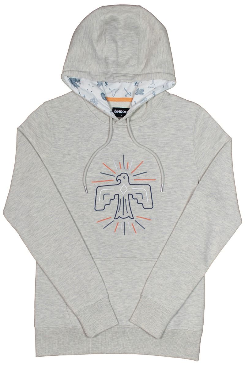 Gray Prairie Hoody With TB Bird Logo HH1196GY