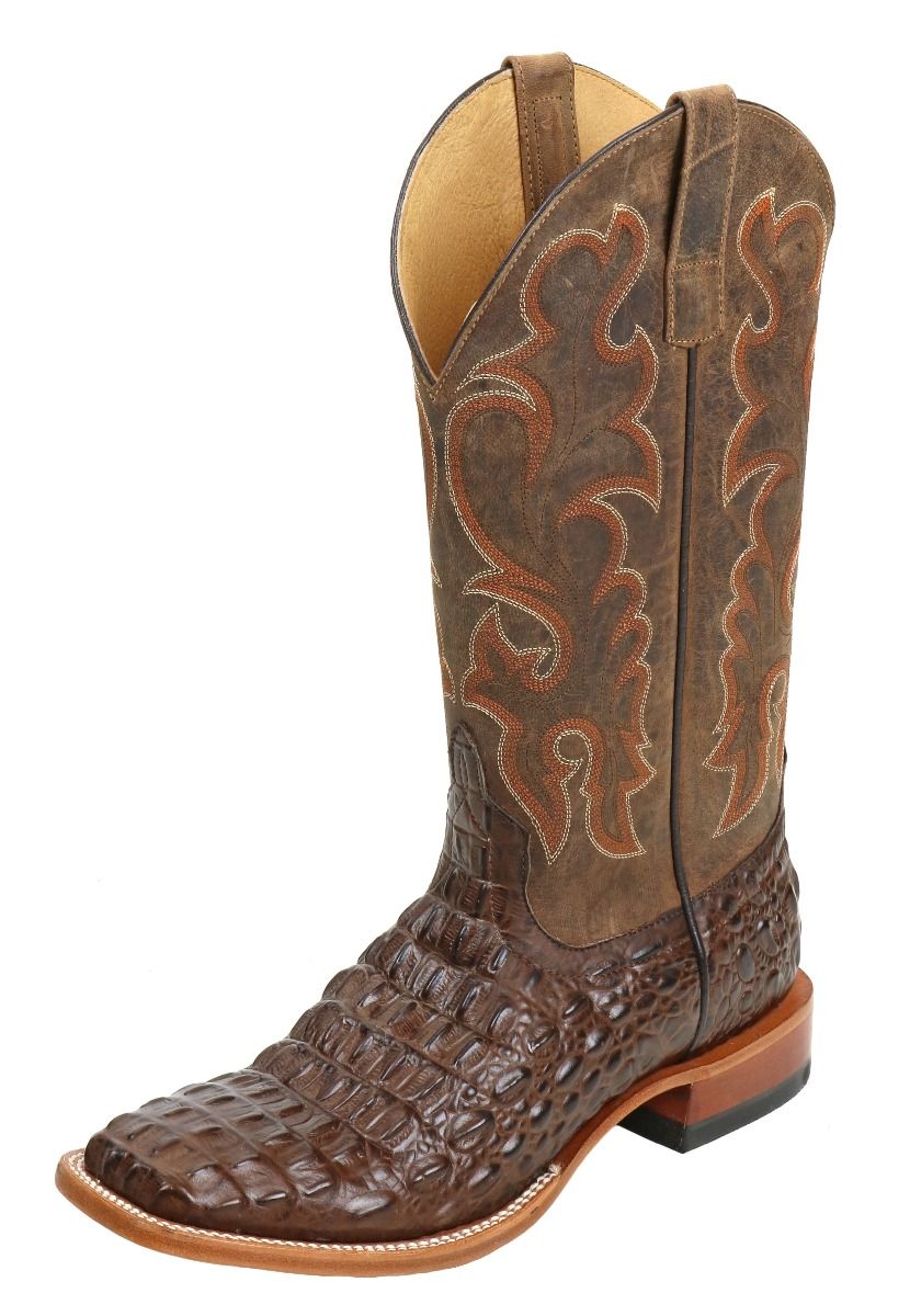 Horse Power by Anderson Bean Chocolate Nile Crocodile Men's Boots