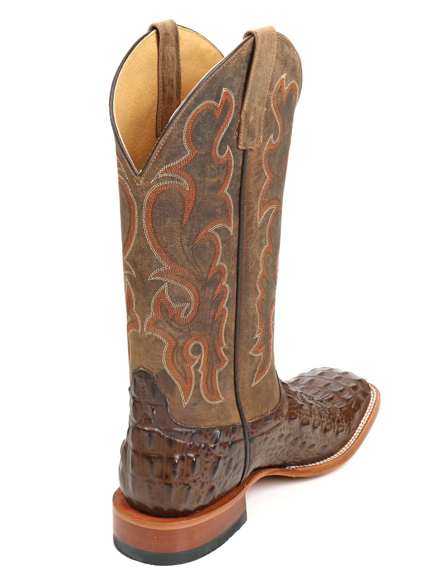 Horse Power by Anderson Bean Chocolate Nile Crocodile Men's Boots