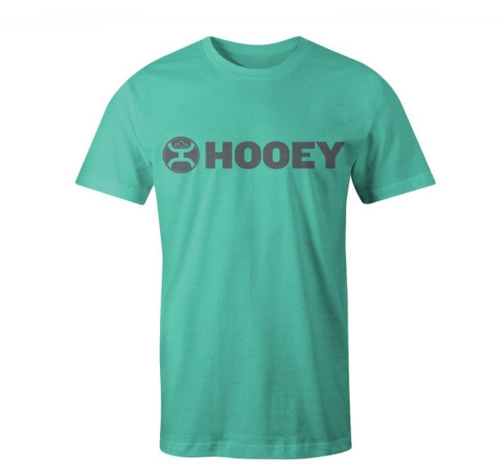 Hooey Lock Up Teal Crew Neck HT1547TL