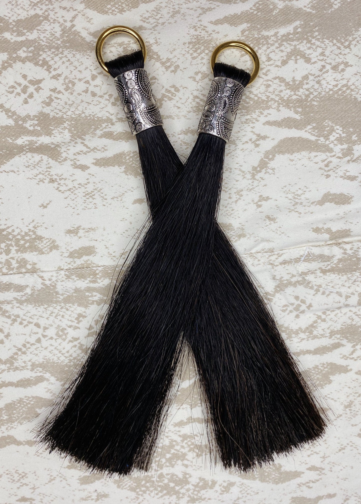 Austin Accent Horsehair Tassel Black HH212-F