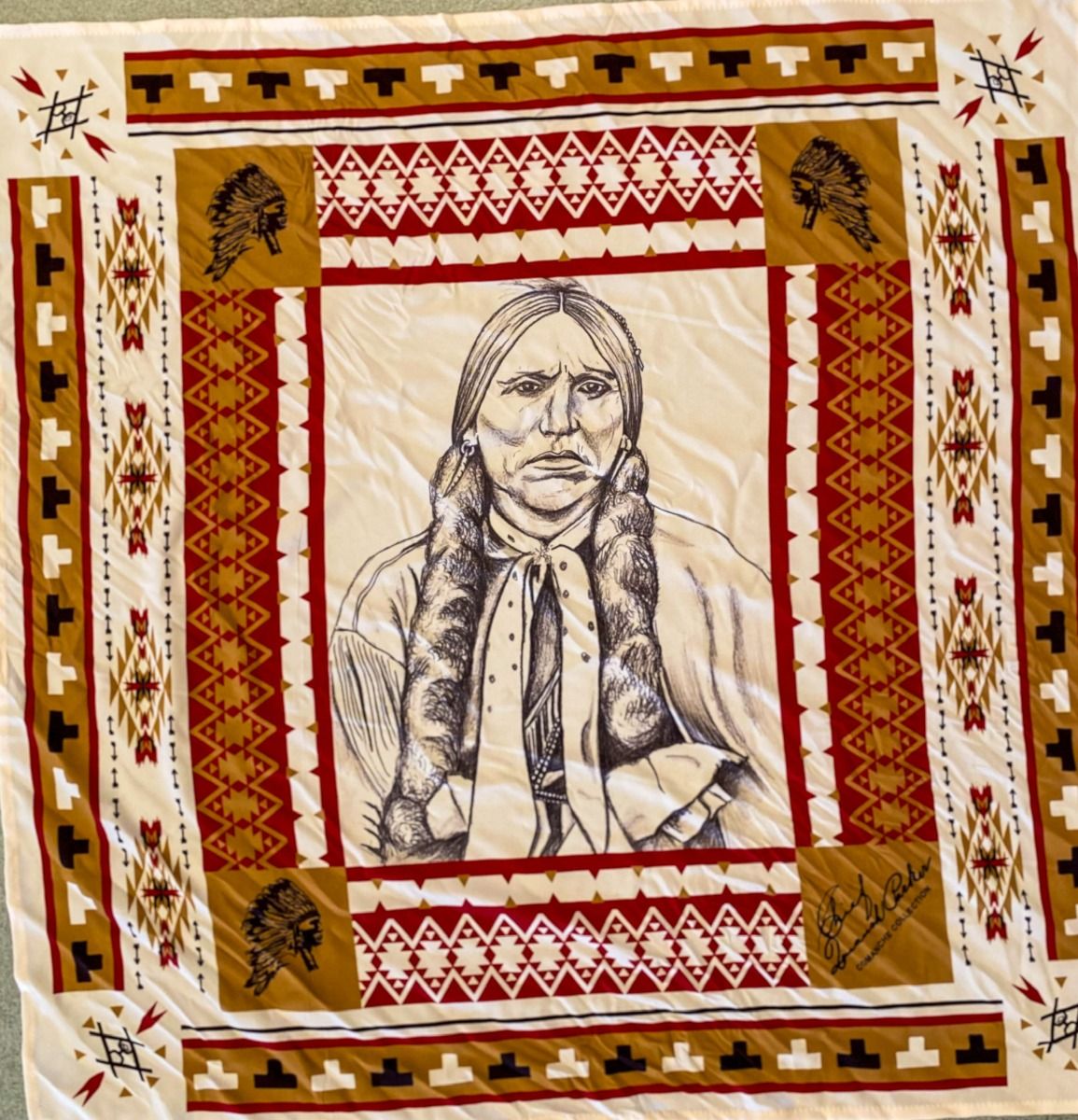 Hooey Comanche Blanket Satin Bandana