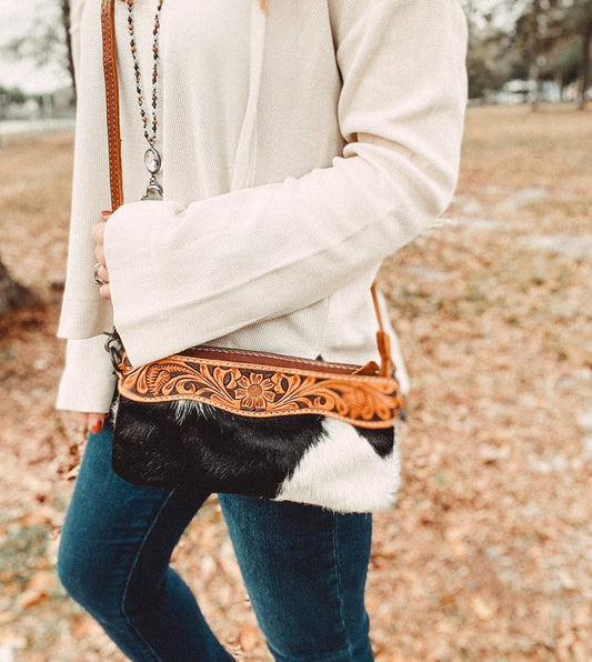 Black and White CrossBody Mini by American Darling