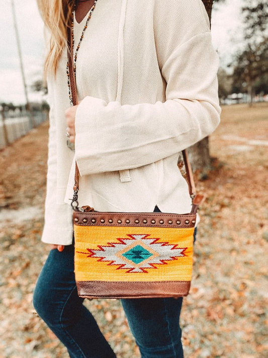 Multi Colored Saddle Blanket Purse by American Darling