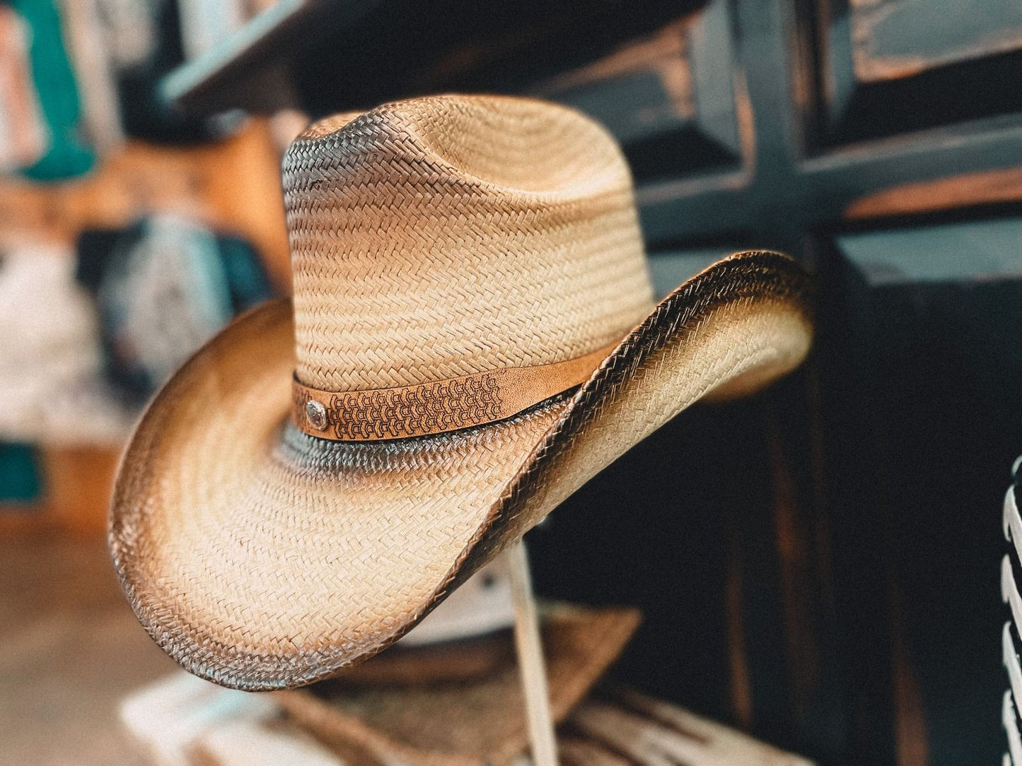 The Westerner Straw Cowboy Hat by Austin Traders